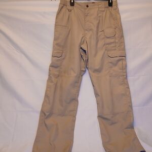 5.11 Tactical Cargo Pants in Tan with Durable Fabric and Versatile Design